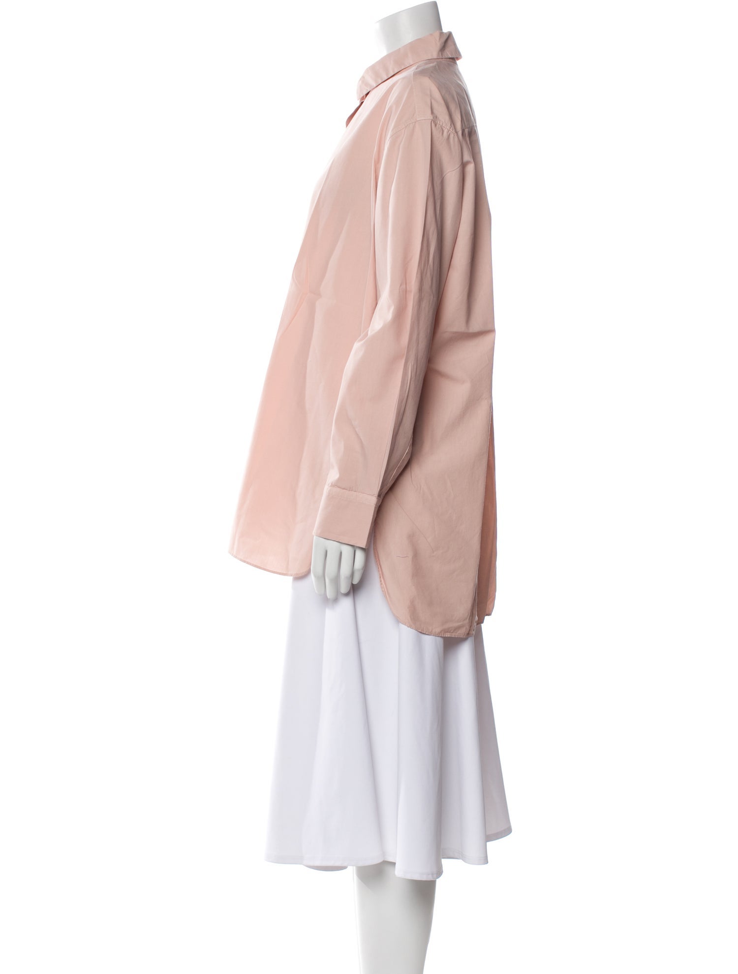 Nili Lotan Long Sleeve Button-Up Top